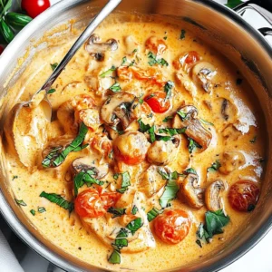 Creamy Tuscan Marry Me Mushrooms
