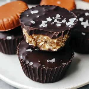 Decadent Dark Chocolate Oatmeal Cups