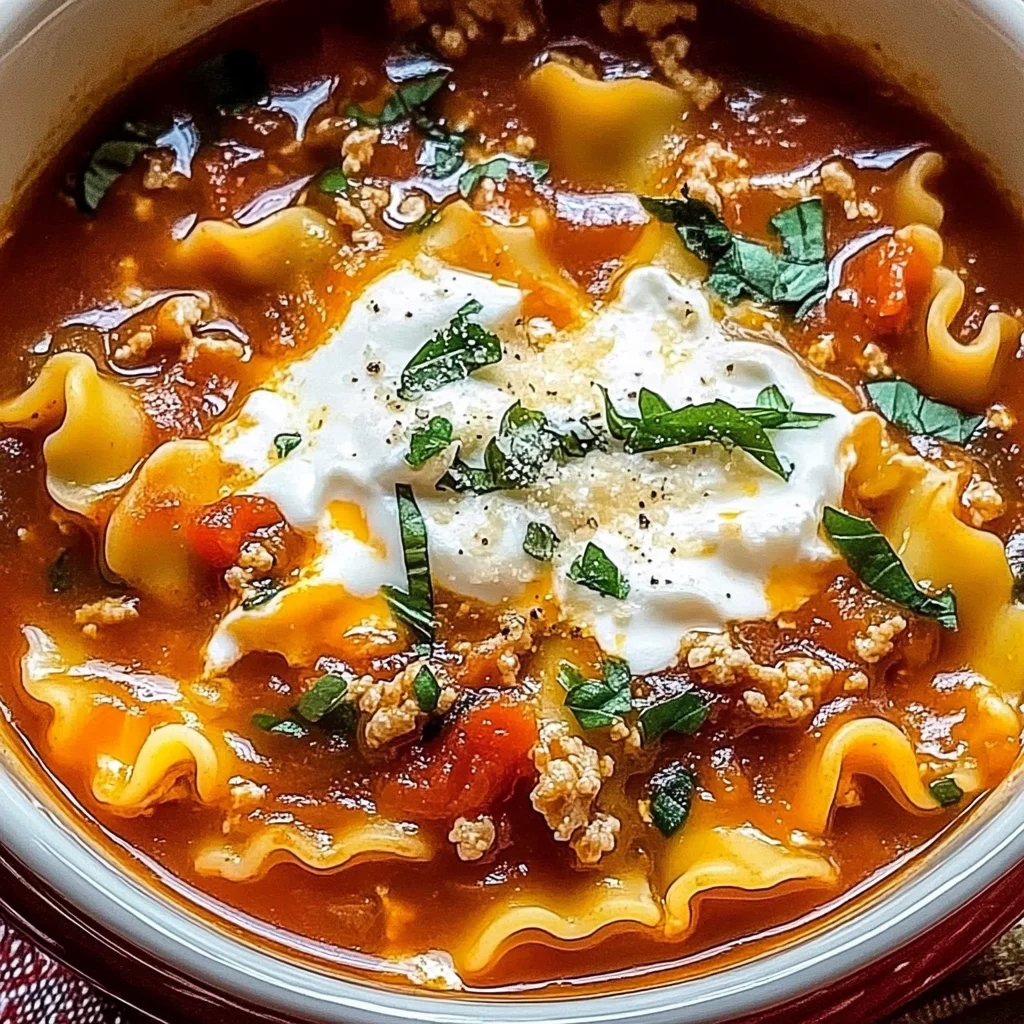Delicious & Hearty Lasagna Soup Recipe - Perfect for Fall Dinner!