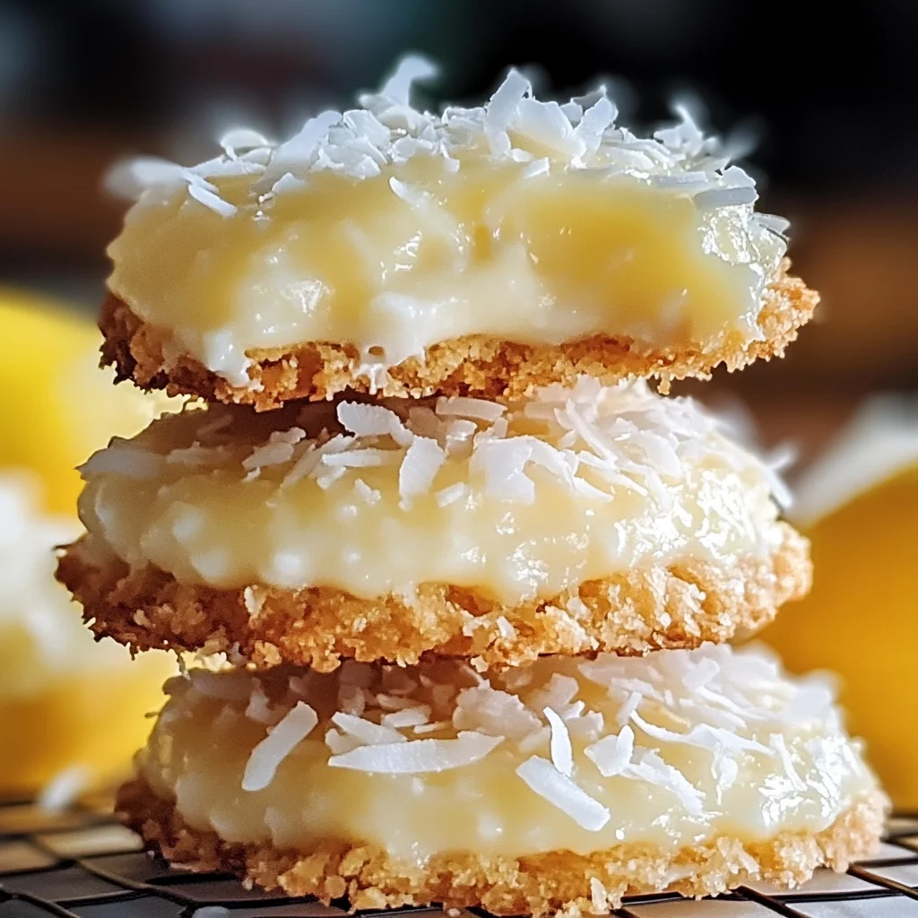 Lemon Coconut Cheesecake Cookies