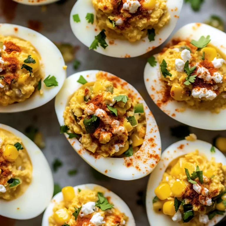 Street Corn Deviled Eggs